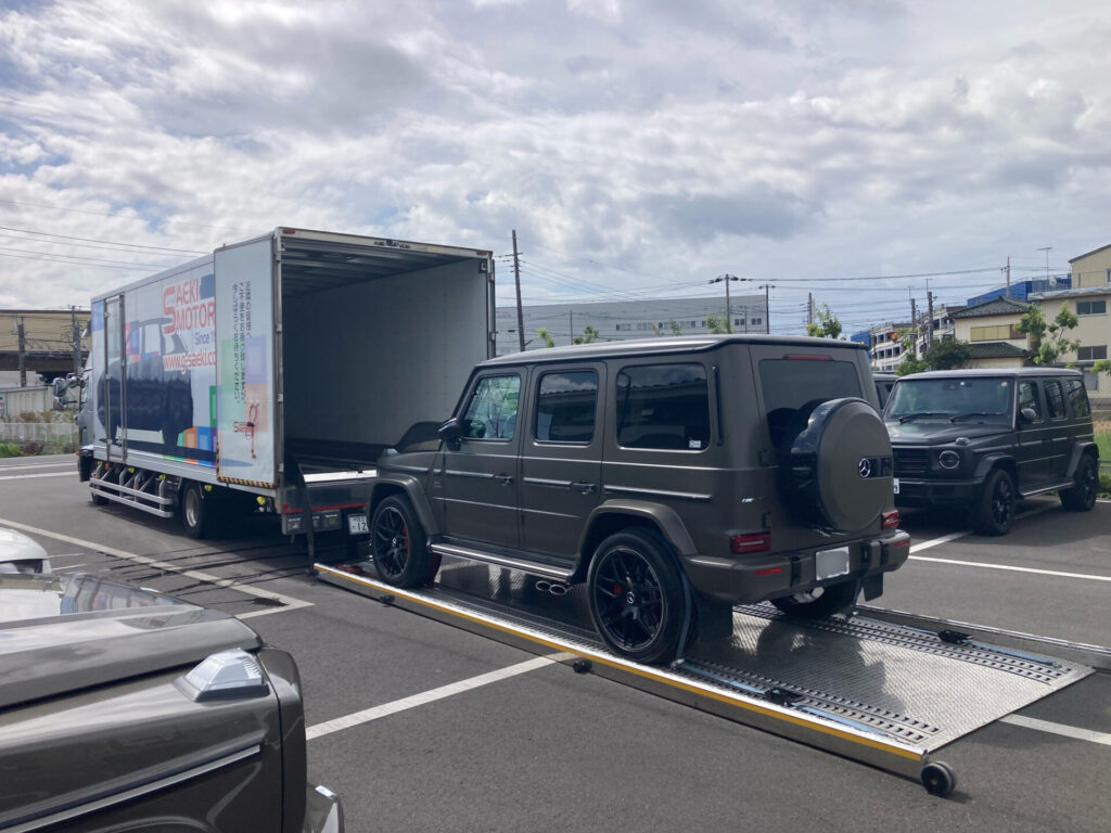 AMG G63愛知県へ向けて納車準備中