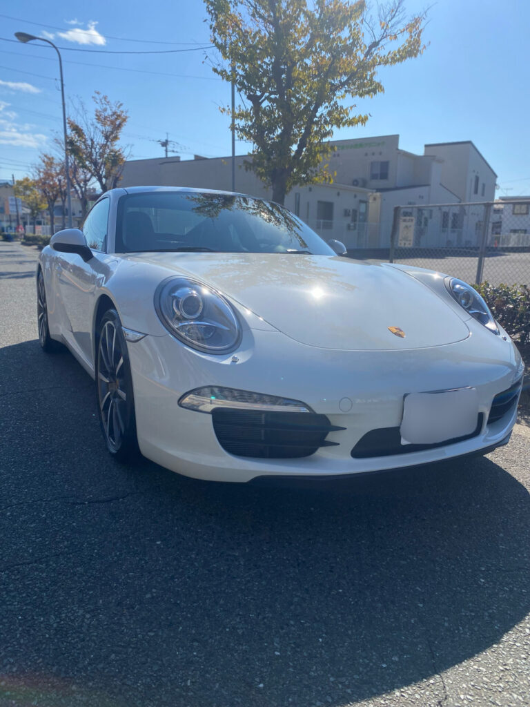 ポルシェ911福岡県へご納車画像